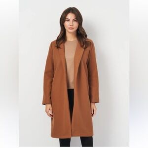 Zara Brown long coat from Zara Size Small